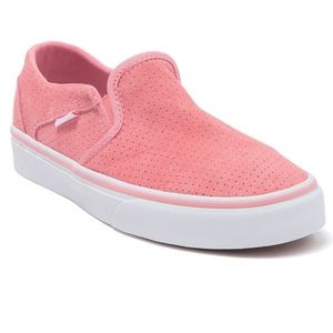 Women's Pink Slip-On Sneakers